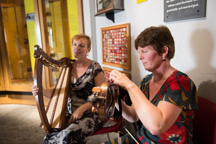 Two musicians during Heritage week