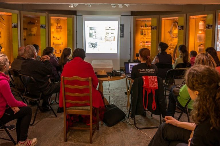 Group attending Heritage Week talk