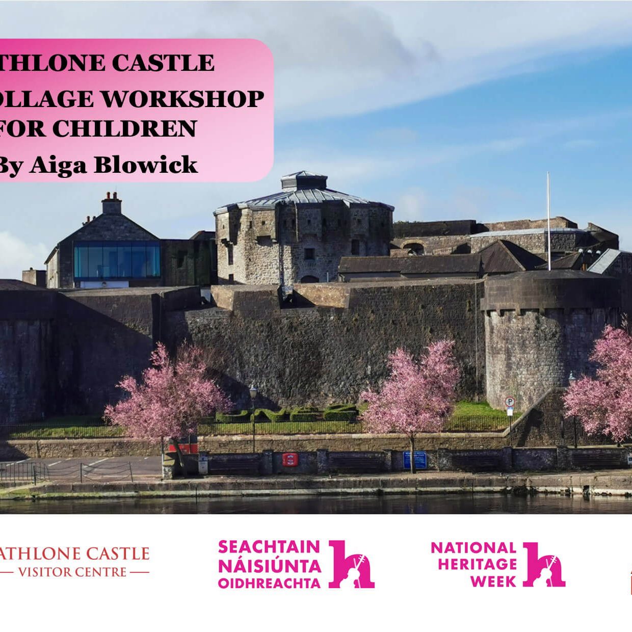 Heritage-Week-2D-Collage-Workshop-Aiga-Blowick Heritage Week 2021 event: Athlone Castle 2D Collage Workshop for Children by Aiga Blowick