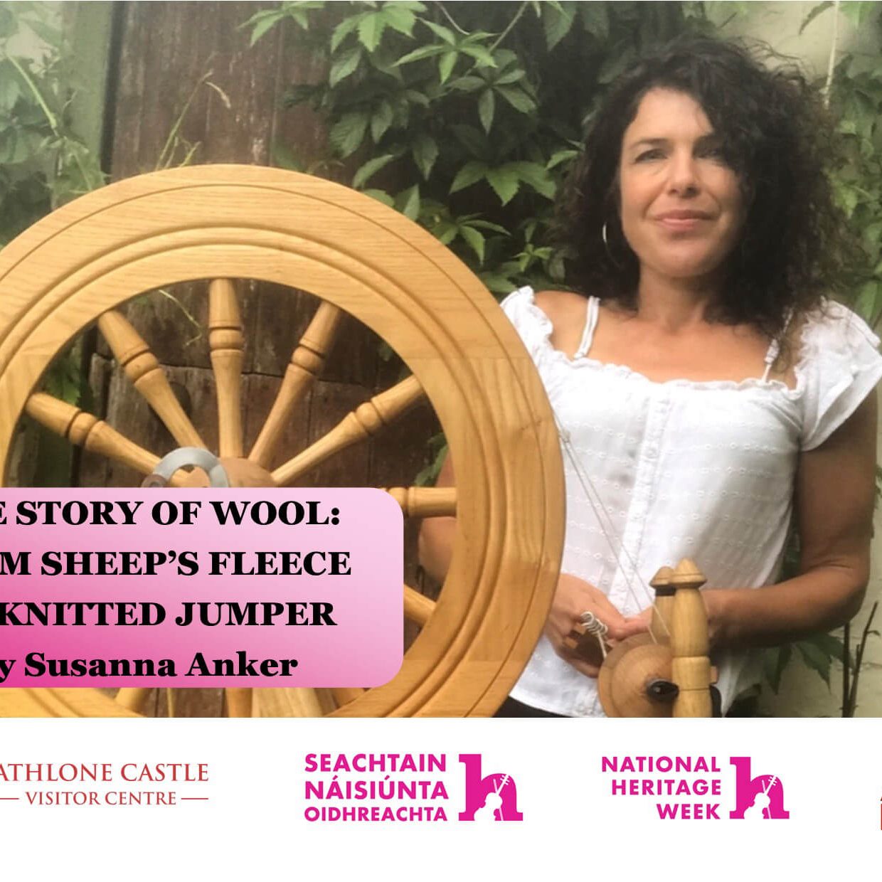 Heritage Week 2021 event: The Story of Wool - From Sheep's Fleece to Knitted Jumper by Susanna Anker