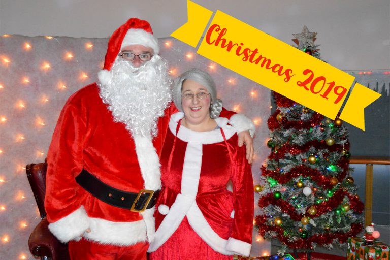Santa at Athlone Castle with Mrs Claus in 2019