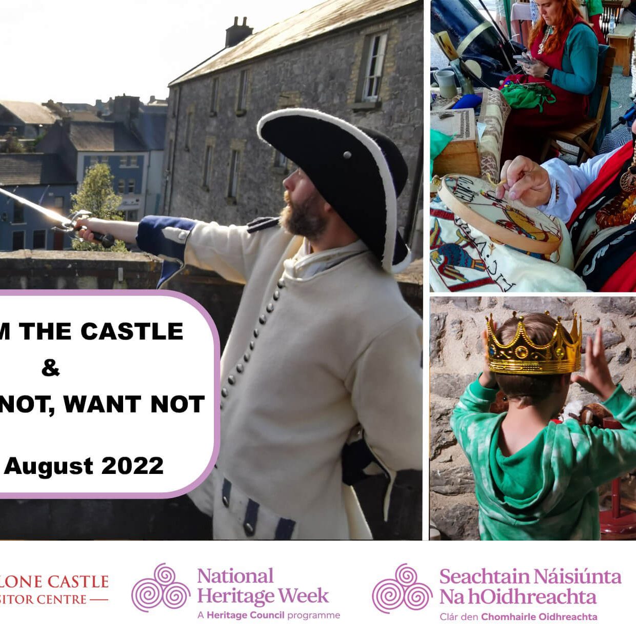 Heritage Week 2022 event: Storm The Castle at Athlone Castle