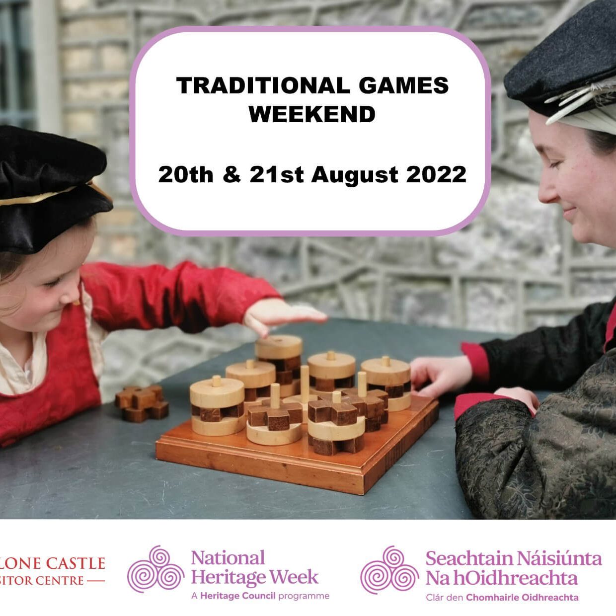 HW-Traditional-Games-Weekend Heritage Week 2022 event: Traditional Games Weekend at Athlone Castle