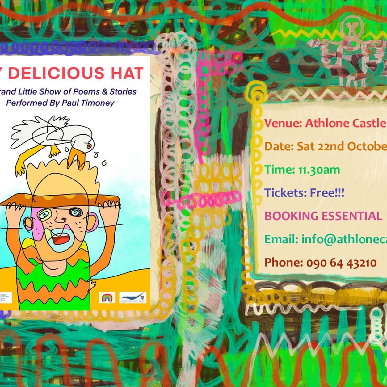 My-Delicious-Hat-at-Athlone-Castle-web My Delicious Hat Storrytelling event by Paul Timoney at Athlone Castle