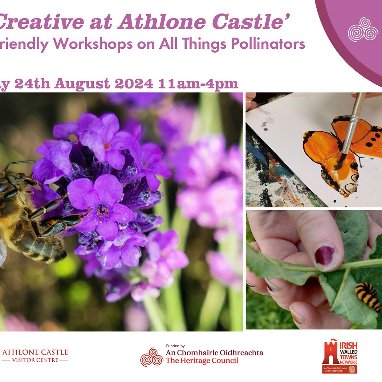 bee-creative-at-athlone-castle Bee Creative at Athlone Castle’- family-friendly workshops on all things pollinators as part of Heritage Week 2024