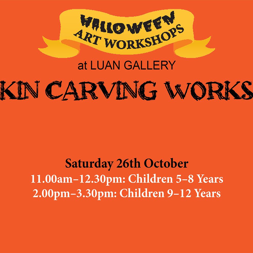 luan-pumpkin-carving-workshop Halloween Pumpkin Carving Workshops at Luan Gallery