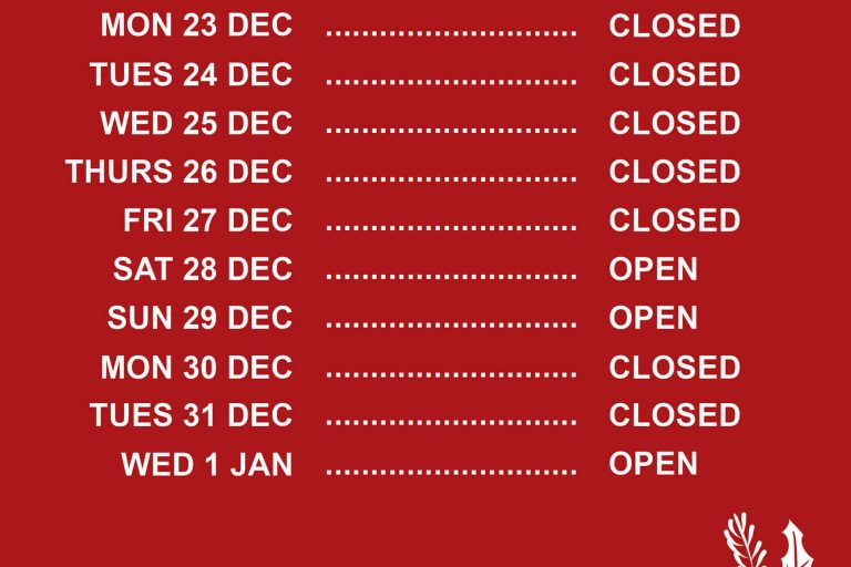 Athlone Castle Christmas and New Year Opening Times 2024-2025